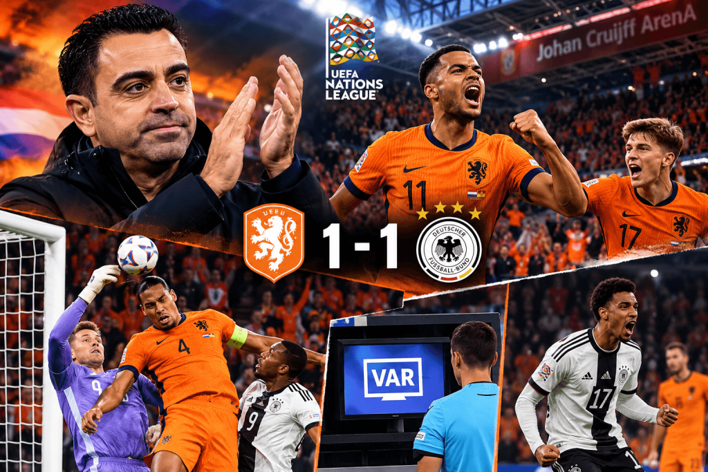 Xavi Hernandes Senang Disaat Netherlands Berhasil Mengimbangi Jerman 1 - 1